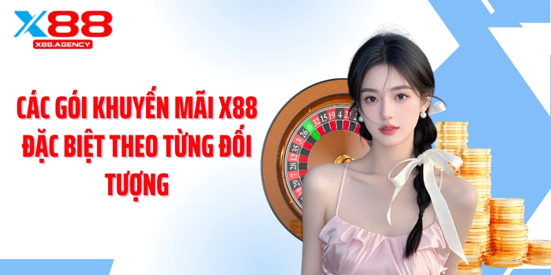 Các gói khuyến mãi X88 đặc biệt theo từng đối tượng