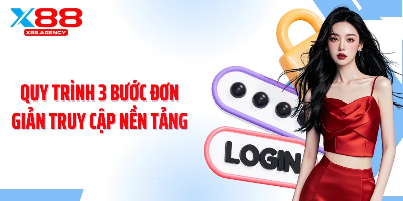 Quy trình 3 bước đơn giản truy cập nền tảng